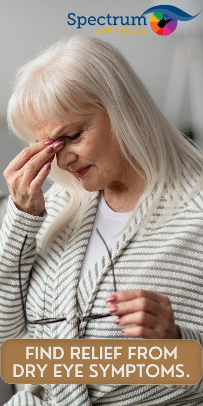 Find relief from dry eye symptoms.