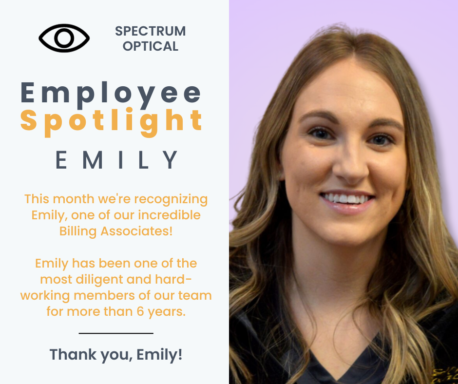 This month, we're recognizing Emily!