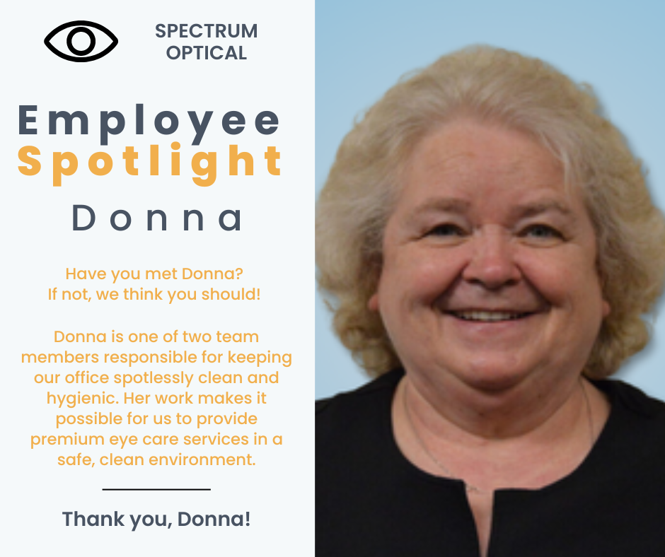 Meet Donna, our detail-oriented housekeeping staff!